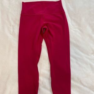 Hot pink lululemon align leggings